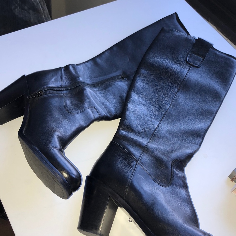 Italian real leather boots